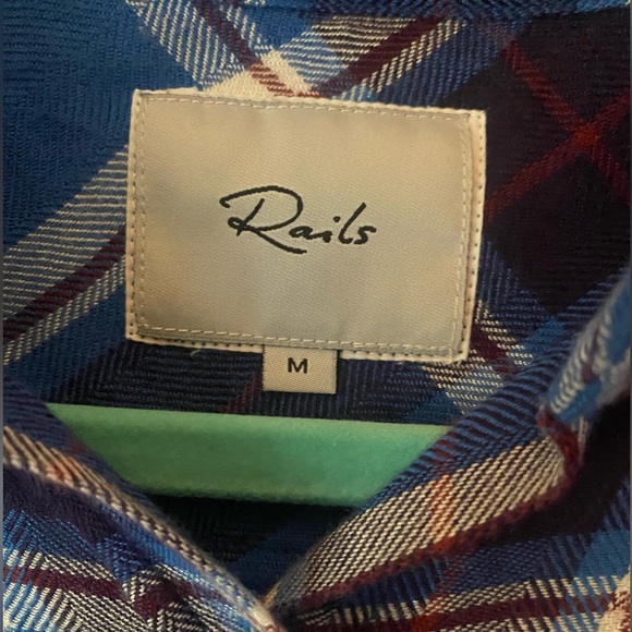RAILS Brit Royal/Santorini Short Sleeve Plaid Shirt - Picture 4 of 9